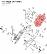 Diagram preview: TAIL PIECE STIFFENER (A60703002050)