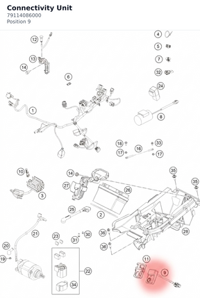 Diagram preview: Connectivity Unit (79114086000)