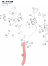 Diagram preview: DRAIN HOSE (J600000532300)