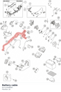Diagram preview: Battery cable (61711059050)