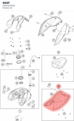 Diagram preview: SEAT (76007040300)