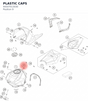 Diagram preview: PLASTIC CAPS (94507013030)