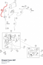 Diagram preview: Shaped hose AKF (A60715021080)