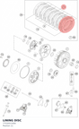 Diagram preview: LINING DISC (77532011000)