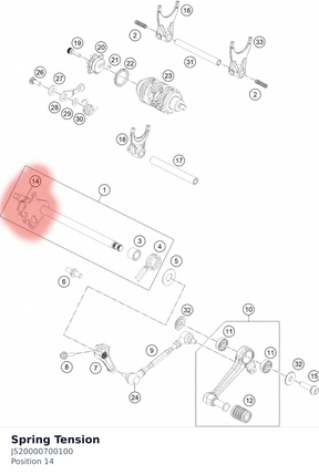 Diagram preview: Spring Tension (J520000700100)