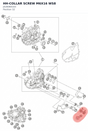 Diagram preview: HH-COLLAR SCREW M6X16 WS8 (J028060163)