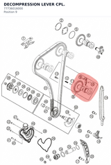 Diagram preview: DECOMPRESSION LEVER CPL. (77736016000)