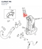 Diagram preview: CLIPNUT M6 (90105000001)