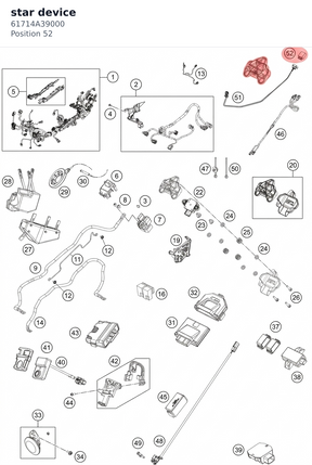Diagram preview: star device (61714A39000)