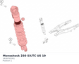 Diagram preview: Monoshock 250 SX/TC US 19 (18187S5301)