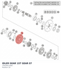 Diagram preview: IDLER GEAR 1ST GEAR         07 (75033011000)