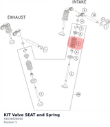 Diagram preview: KIT Valve SEAT and Spring (94036028044)
