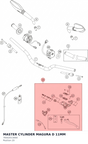 Diagram preview: MASTER CYLINDER MAGURA D 11MM (76502013000)