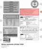 Diagram preview: Noise emission sticker USA (LI23-A610-13A)