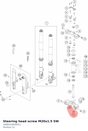 Diagram preview: Steering head screw M20x1.5 SW (54801036300C1)