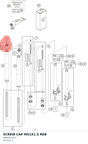 Diagram preview: SCREW CAP M51X1.5 REB (48600431S3)
