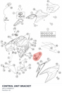 Diagram preview: CONTROL UNIT BRACKET (A61214086010)