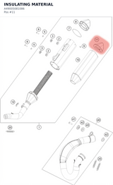 Diagram preview: INSULATING MATERIAL (A49005081086)