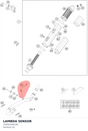 Diagram preview: LAMBDA SENSOR (75041090100)