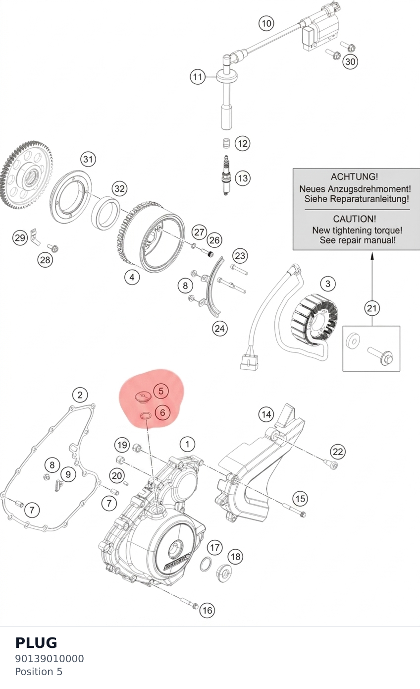 Diagram preview: PLUG (90139010000)