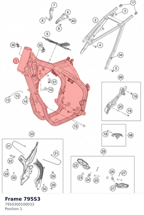 Diagram preview: Frame 795S3 (7950300100033)