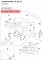 Diagram preview: CHAIN GUARD KIT 09-14 (46104066010)