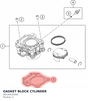 Diagram preview: GASKET BLOCK CYLINDER (96230035000)