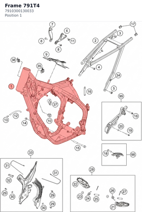 Diagram preview: Frame 791T4 (7910300130033)