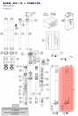 Diagram preview: FORK LEG L/S + TUBE CPL. (48601407S2)