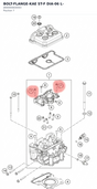 Diagram preview: BOLT-FLANGE-KAE ST-F DIA-06 L- (J900000604003)