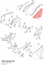 Diagram preview: Side fairing left (60308041000BHA)