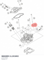 Diagram preview: WASHER 11,2X18X2 (J125110003)