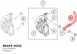 Diagram preview: BRAKE HOSE (93013036000)