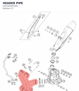 Diagram preview: HEADER PIPE (C90705007000)