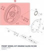 Diagram preview: FRONT WHEEL KIT ORANGE GLOSS RC200 (94609001044EB)