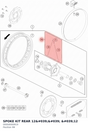 Diagram preview: SPOKE KIT REAR 12'' '12 (00050000919)