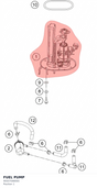 Diagram preview: FUEL PUMP (90507088000)
