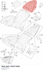 Diagram preview: Rear part, shock body (A56008018000)