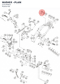 Diagram preview: WASHER - PLAIN (J125140003)