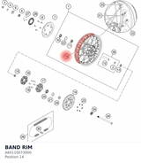 Diagram preview: BAND RIM (A60110073000)