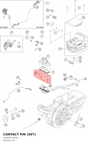 Diagram preview: CONTACT PIN (SET) (70045073050)