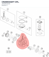Diagram preview: CRANKSHAFT CPL. (79430018100)