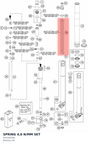 Diagram preview: SPRING 4,0 N/MM SET (91410059S)