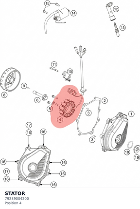 Diagram preview: STATOR (79239004200)