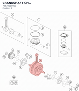 Diagram preview: CRANKSHAFT CPL. (79630018000)