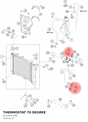 Diagram preview: THERMOSTAT 70 DEGREE (61235017000)