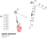 Diagram preview: VALVE EXHAUST (96036031000)