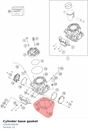 Diagram preview: Cylinder base gasket (55430030030)