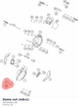 Diagram preview: Dome nut (m6x1) (J910000601200)