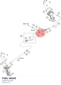 Diagram preview: FUEL VALVE (A58007031000)